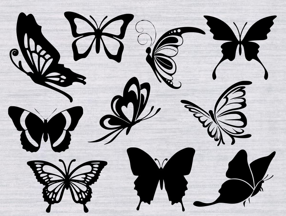 Download Free 285 Floral Butterfly Svg Free SVG PNG EPS DXF File for Cricut, Silhouette and Other Machine