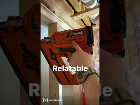 Why my nail gun are always broken! #shorts #youtubeshorts #diy #tools