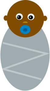 Download Black Baby Boy Clip Art at Clker.com - vector clip art ...