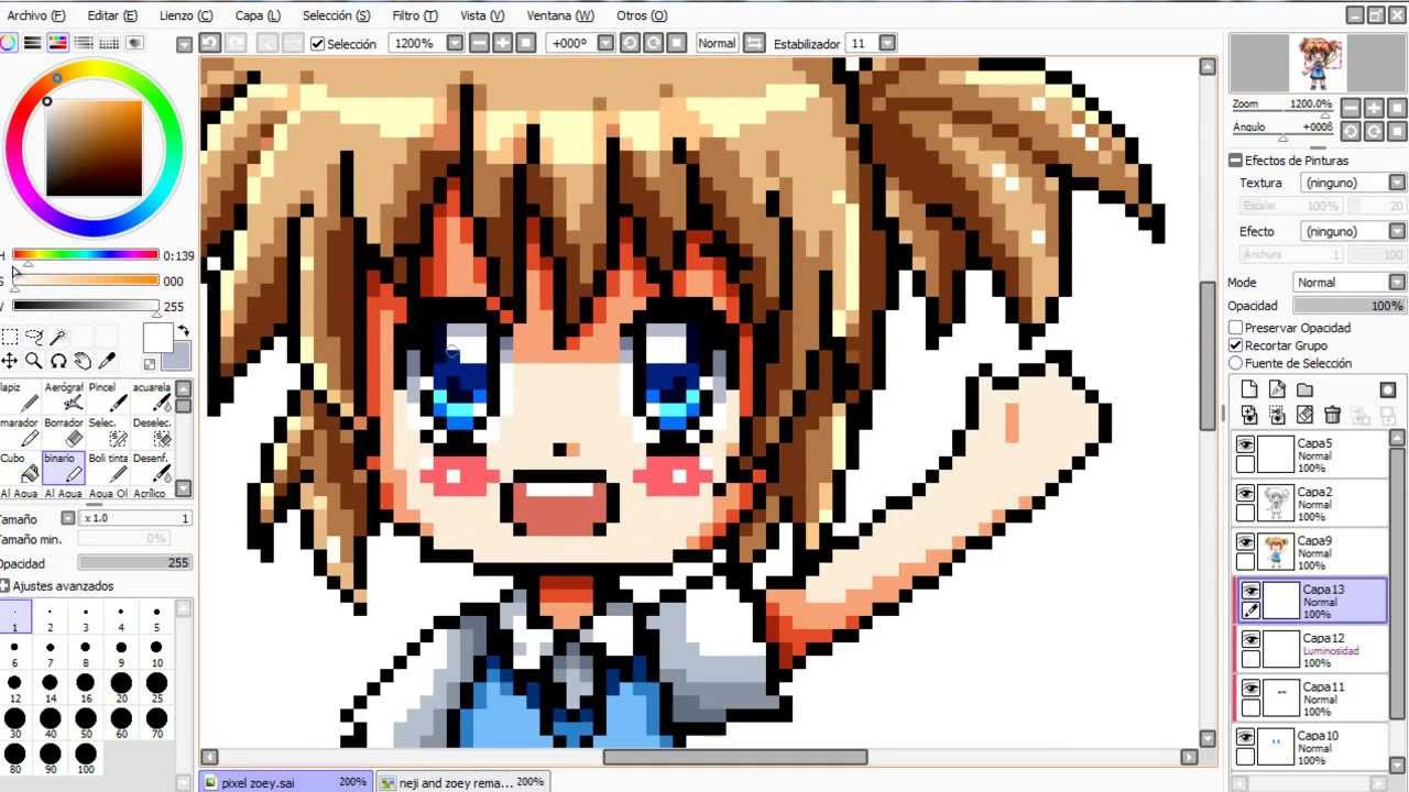 Pixel tutorial Paint Tool Sai - YouTube 3) when doing pixel art, don't use tools such as the brush tool, smudge tool, airbrush tool, etc.