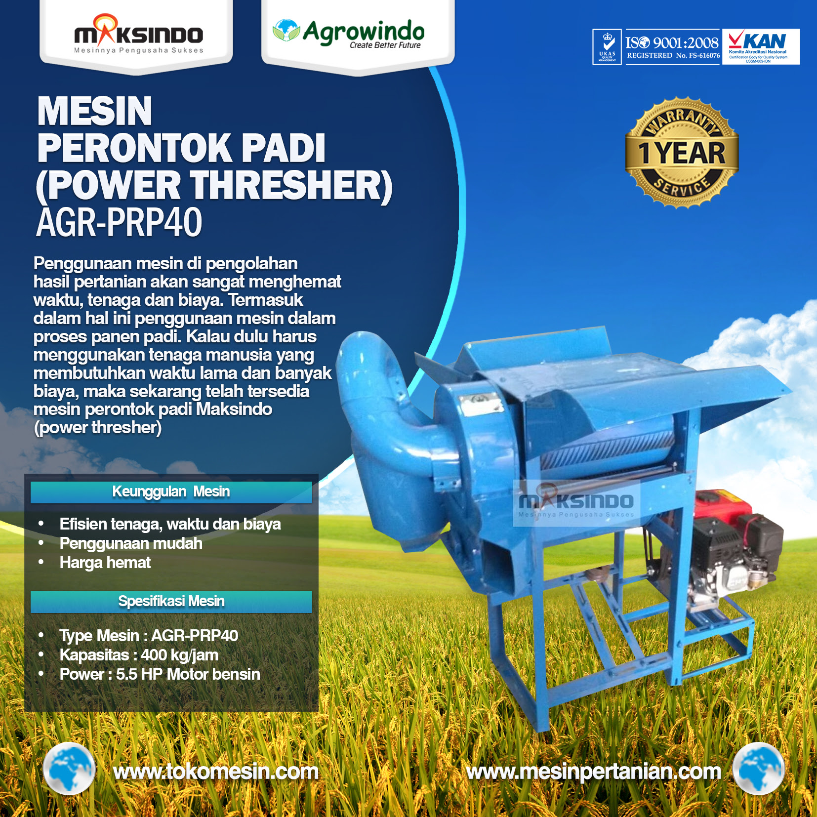 Mesin Perontok Padi power thresher Agrowindo Agrowindo Mesin Perontok Padi power thresher Agrowindo Agrowindo