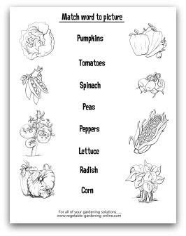  free vegetable garden coloring books printable activity pages for kids
