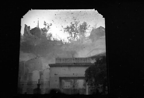 Combates desde el Museo de Santa Cruz de Toledo. Fondo del Estudio Fotográfico Alfonso. Archivo General de la Administración. Ministerio de Cultura