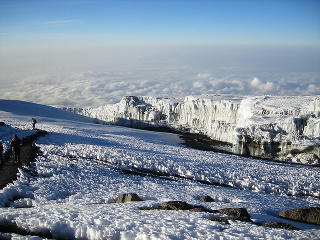 Summit Glaciers of Mt. Kilimanjaro