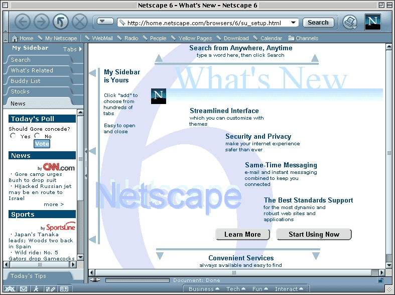 Netscape 6 and Other Betas | Low End Mac