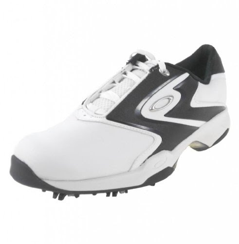 Oakley Men's Draw-Tye Golf Shoe,White/Black,11 W US