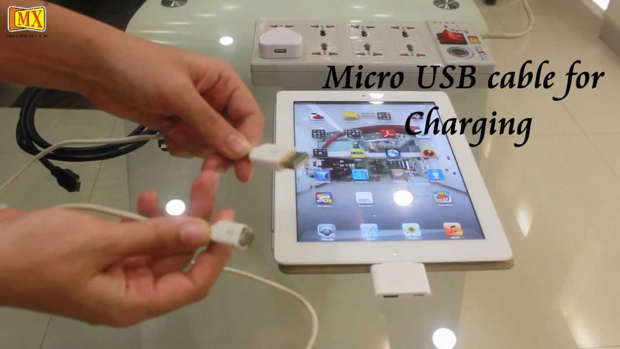 connect to printer cable ipad iPad the to new TV to simultaneously How with the connect