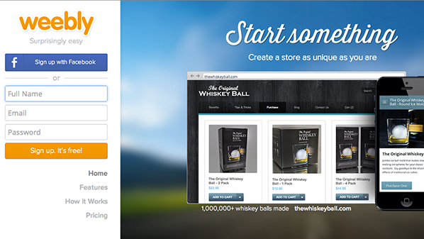 يسمح للمستخدم بكل سهولة إنشاء موقع على الإنترنت ودون الحاجة إلى وجود خبرات في هذا المجال.