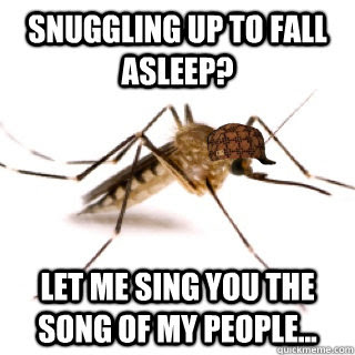 Snuggling Up To Fall Asleep Let Me Sing You The Song Of My People Scumbag Mosquito Quickmeme