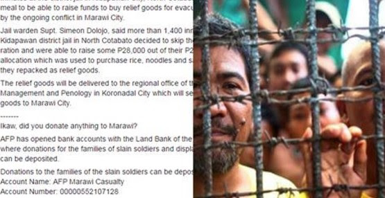 Mga Priso ng North Cotabato nag Ambag ambag at umabot ito ng P28,000 Para sa mga Evacuees sa Marawi City!