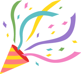 クラッカーから飛び出す紙吹雪の無料ベクターイラスト素材 Picaboo ピカブー 無料ベクターイラスト素材