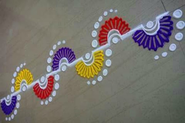 Easy And Gorgeous Freehand Rangoli Designs For Diwali Partykaro Children can learn drawing rangoli with simple designs in this collection.
