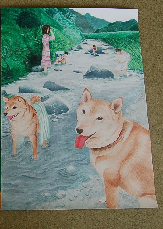 夏休み犬の絵コンクール 平トリスクールブログ