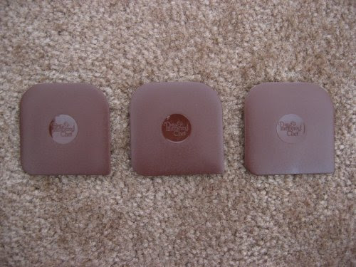 Pampered Chef Nylon Pan Scrapers Set of 3 in Brown
