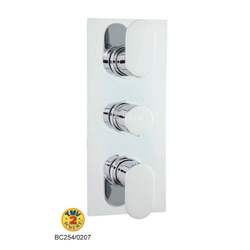 Ultra Ratio Triple Concealed Thermostatic Shower Valve 