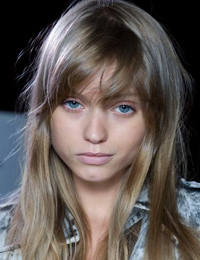Abbey Lee Kershaw with bangs - My New Hair