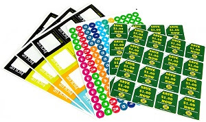 Sheet Labels - Many to Choose From