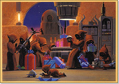 1994 last Ralph Mc Quarrie card feat Jawas
