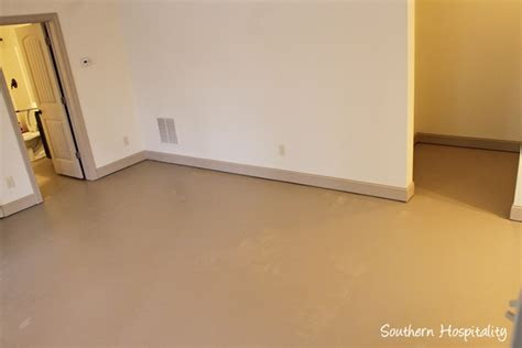 paint  concrete floor southern hospitality