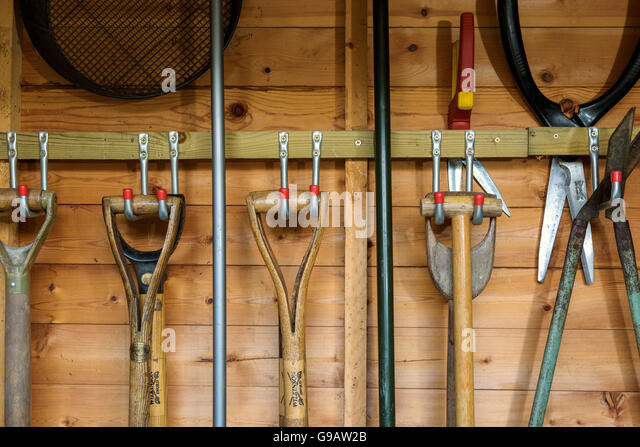 Neat Tool Rack Stock Photos &amp; Neat Tool Rack Stock Images ...