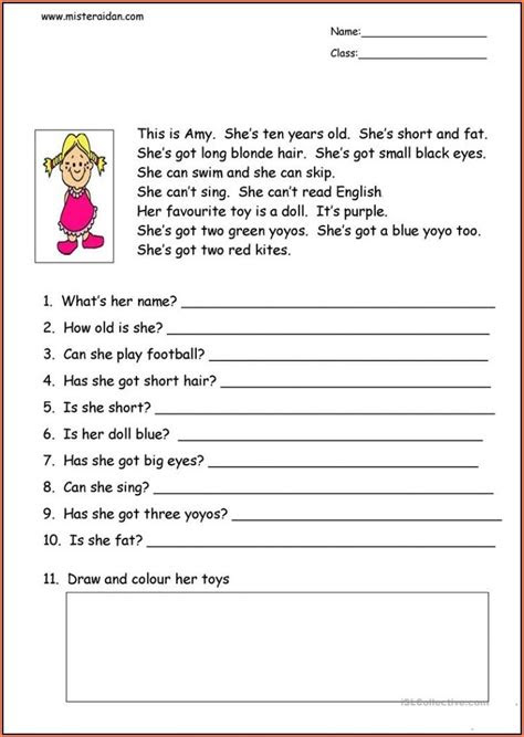  grade 3 reading comprehension pdf muliple choice short comprehension