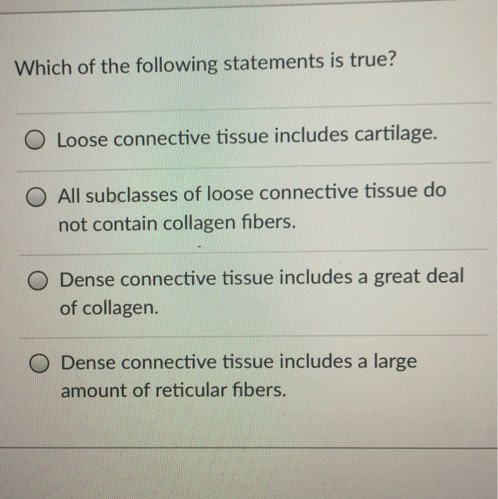 Solved: Which Of The Following Statements Is True? Loose C ...