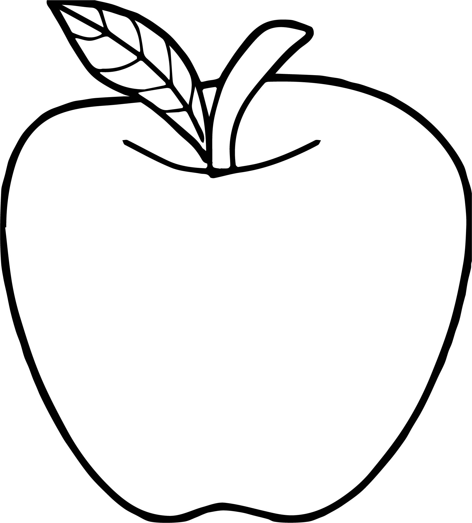 Download Apple Drawing For Kids | Free download on ClipArtMag