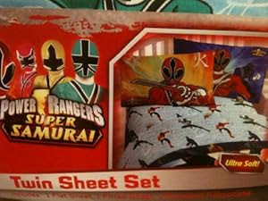 Power Rangers Super Samurai Twin Sheet Set
