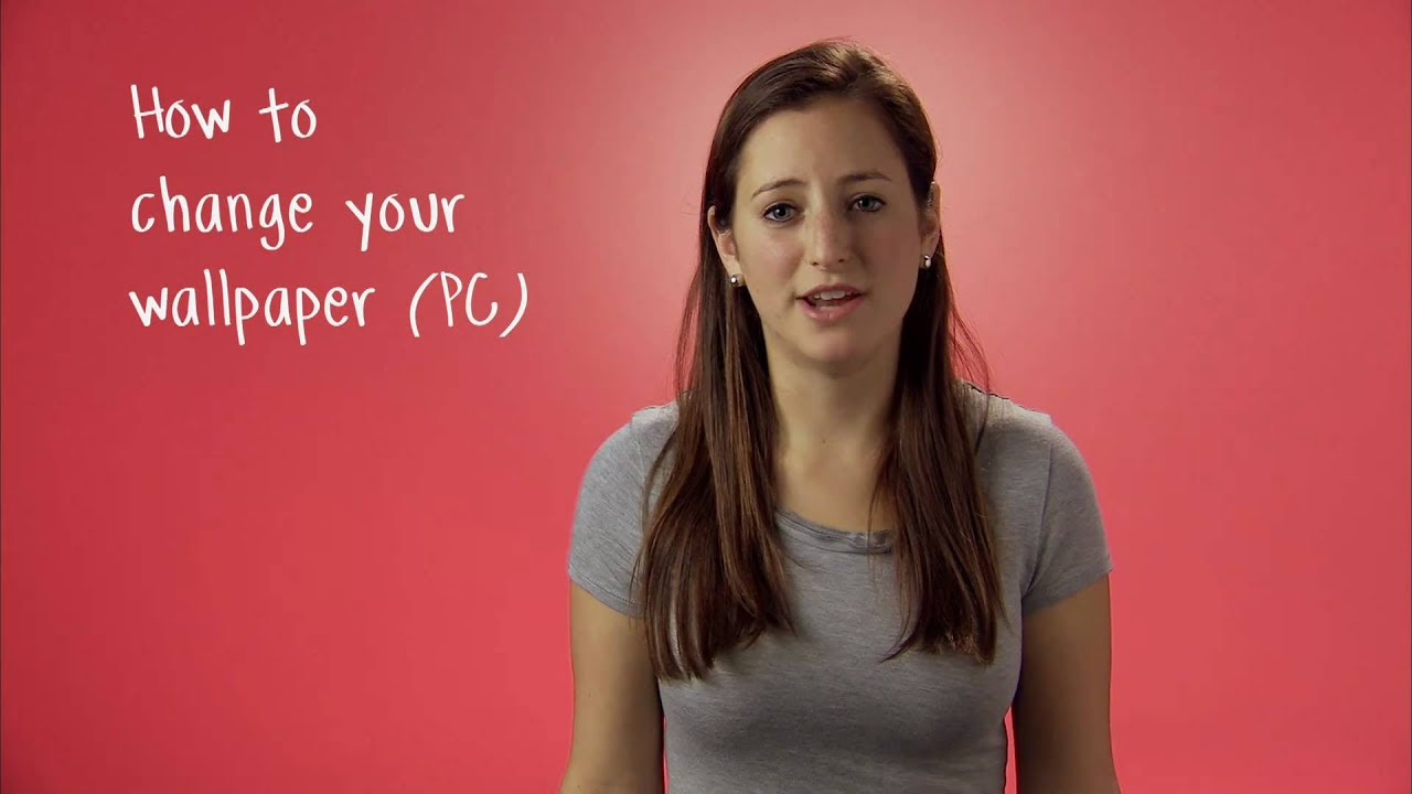 How to change your wallpaper (PC) - YouTube