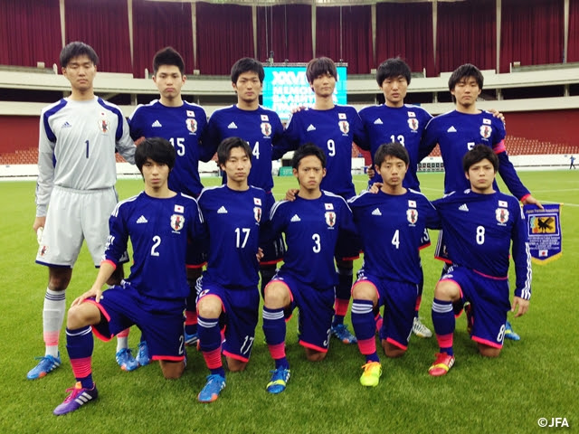 U 18日本代表 チェコ戦に勝利 14年白星スタート Jfa 公益財団法人日本サッカー協会