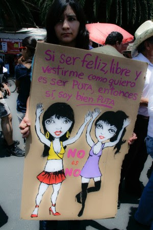 Marcha de las Putas en la Ciudad de México