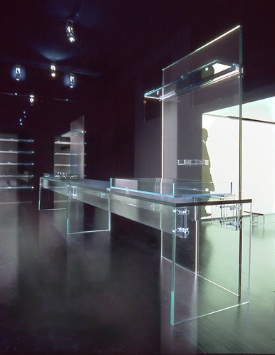 The glass Kitchen design