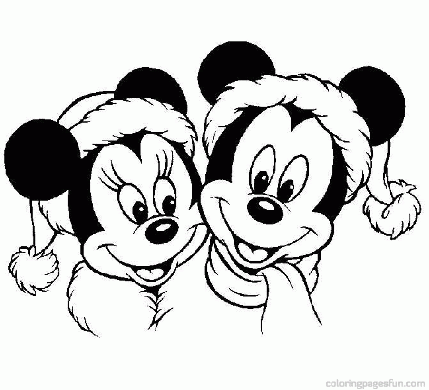 mickey mouse christmas drawing - Clip Art Library