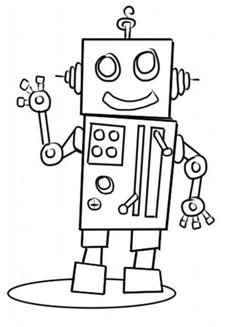  free easy to print robot coloring pages coloring pages for boys