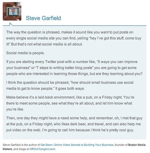 Social Media for Lead Generation: Experts Weigh In by stevegarfield