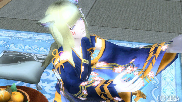Utsukushi Kami Pso2 和服 髪型