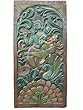 India Carving Door Krishna Radha Dancers Wall Decor Hand Carved Panel 72 X 36