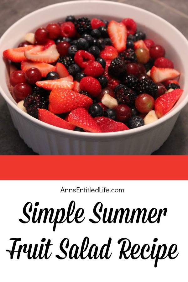Simple Summer Fruit Salad Recipe Simple Summer Fruit Salad Recipe