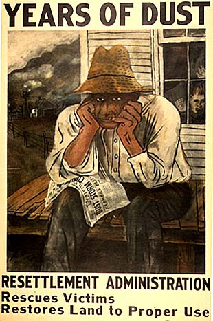 Cartaz de Ben Shahm, EUA, década de 1930.