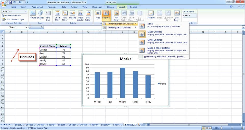 Basic Excel Chart Formatting - MS Excel Charting Tutorial Part 4 | Vertical Horizons