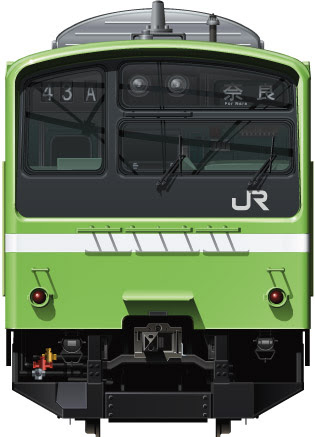 Jr西日本 1系 奈良線 正面イラスト