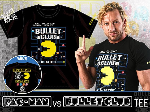 パックマンと新日本プロレスのコラボ Pac Man Vs Bullet Club Tシャツが発売に そうさめも