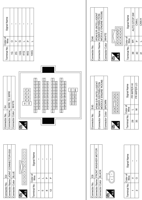 Nissan Sentra Service Manual: Wiring diagram - Wiper & washer - Driver