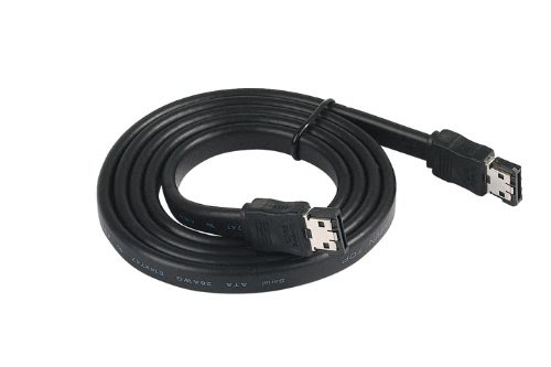 amazon : ORICO CPD-EE7P-BF10 100cm Schwarz Flach esata kabel