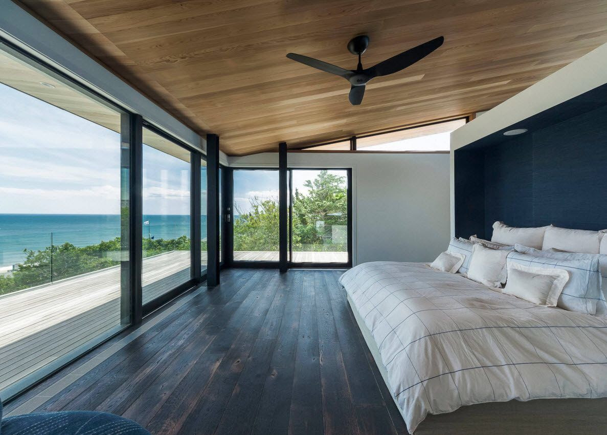 Panoramic windows design and using in modern homes idea