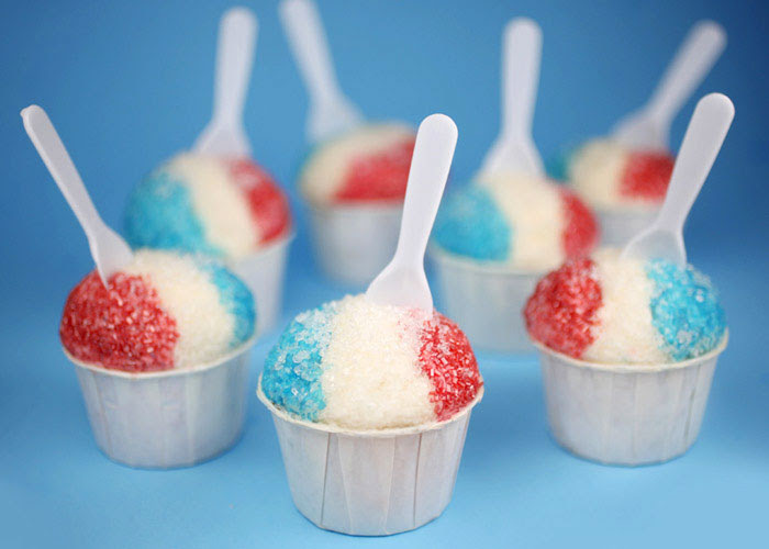 Snow Cone Cupcakes Bakerella