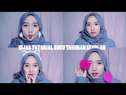 Hijab Tutorial Buku Tahunan Sekolah Youtube