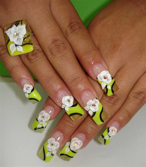 Nail Designs 3d Flower