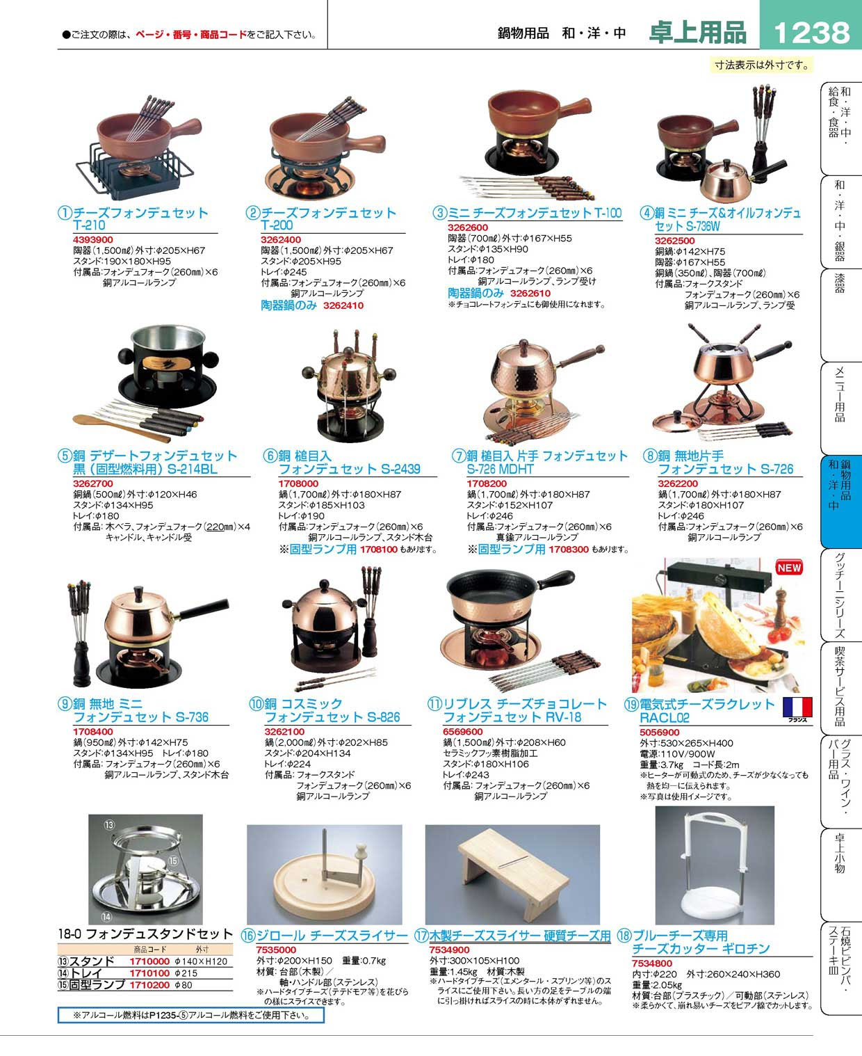 銅 デザートフォンデュセット 黒 固形燃料用 ｓ ２１４ｂｌ 1 商品番号