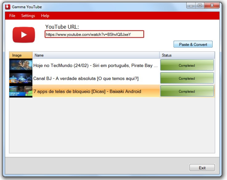 Gamma YouTube To MP3 Converter Download